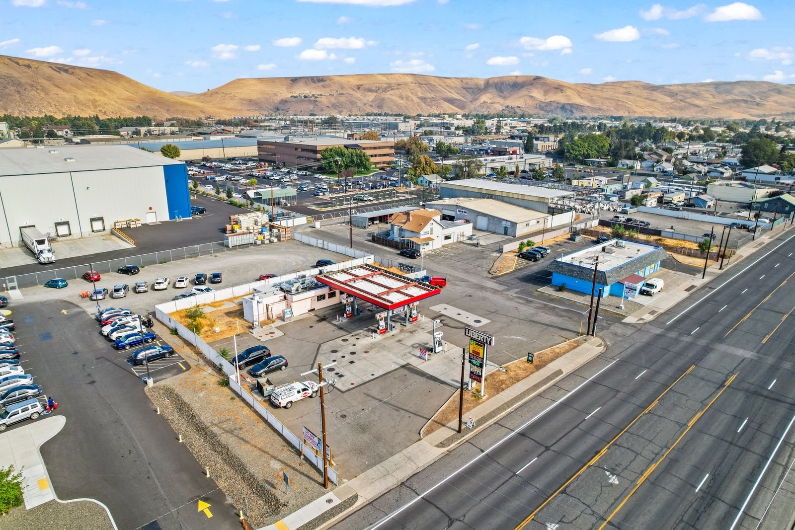 Modern Gas Station